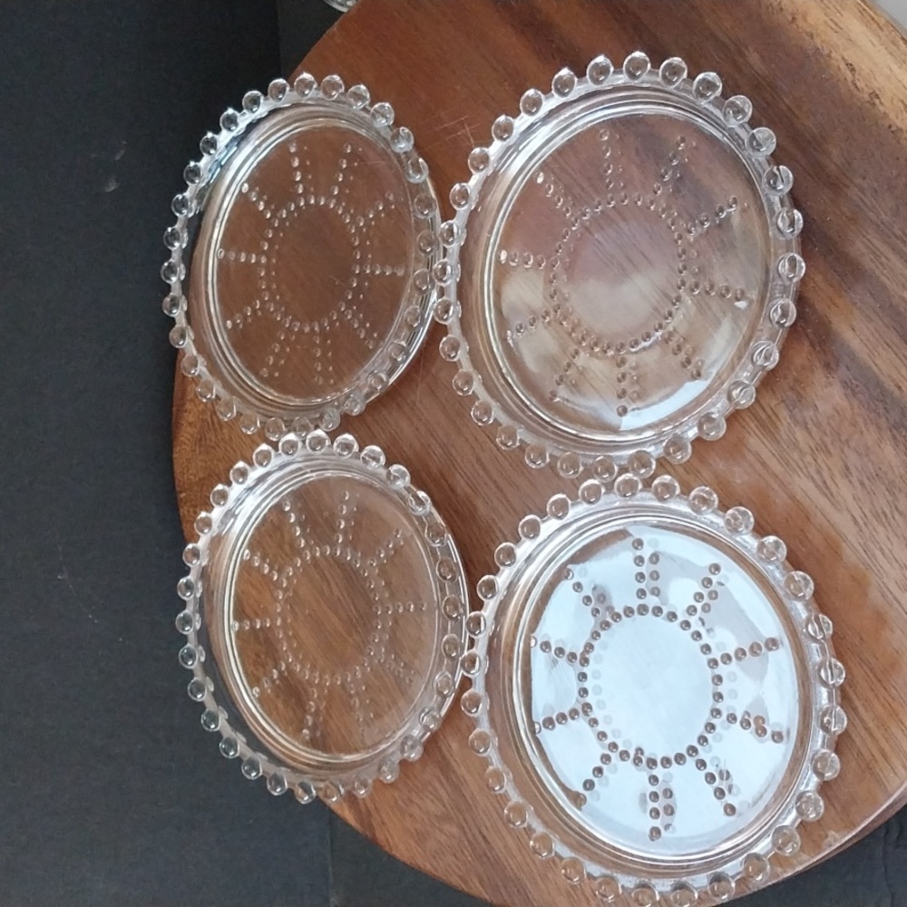 Imperial Ohio Candlewick 4 Piece Coaster Set - Picture 3 of 8